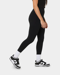 Nike Women's High-Waisted Leggings Black/White