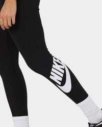 Nike Women's High-Waisted Leggings Black/White