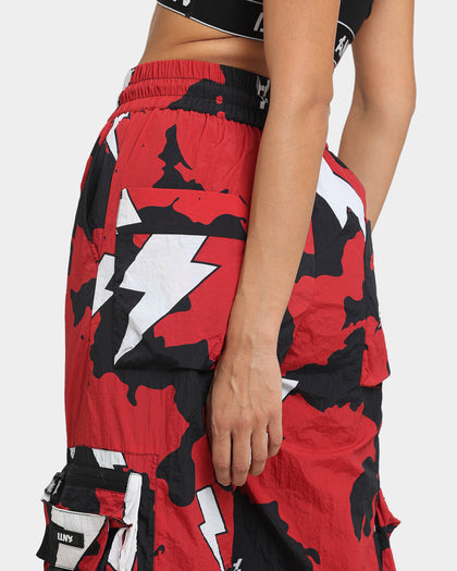 The Anti Order Storm Camo Track Joggers Black/Red/White