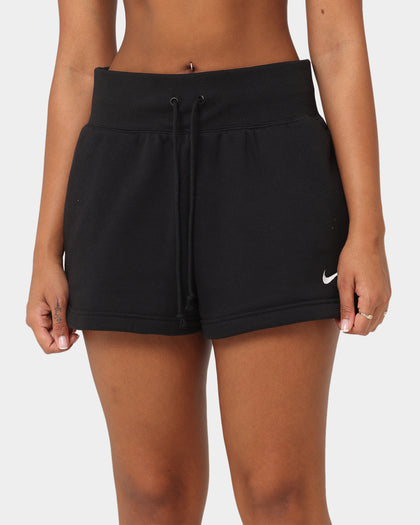 Nike Women's Nike Sportswear Style Fleece High-Waisted Shorts Black/Sail