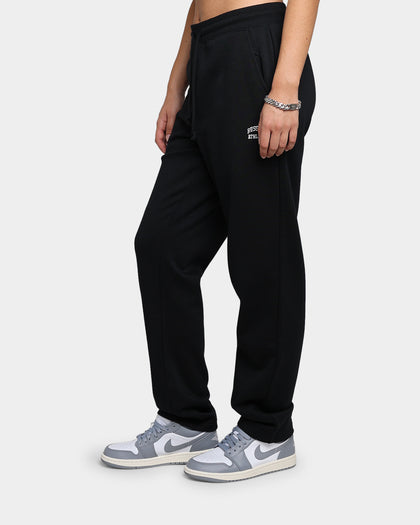 Russell Athletic Original Small Arch Open Leg Trackpants Black