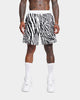 XXIII Zahra Zebra Denim Shorts Zebra