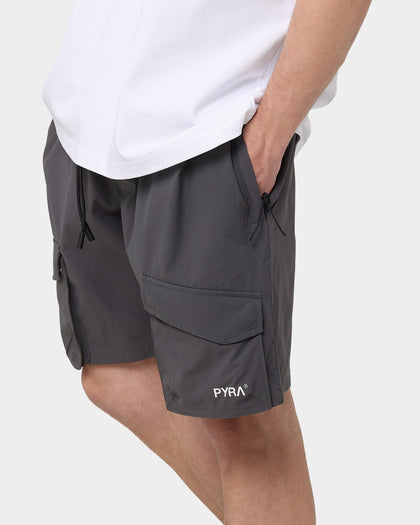PYRA Flex Cargo Shorts Carbon