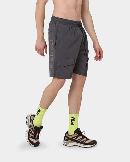 PYRA Flex Cargo Shorts Carbon