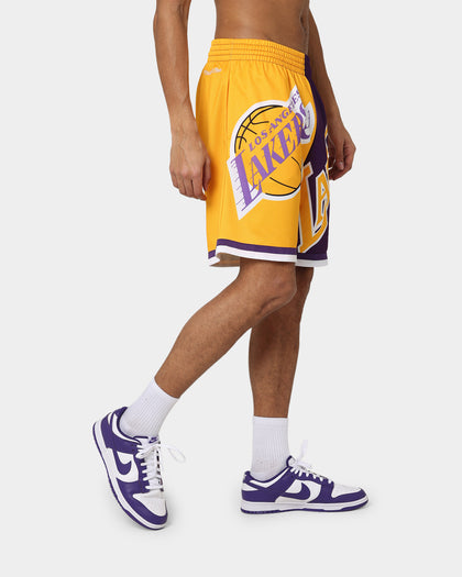Mitchell & Ness Los Angeles Lakers Big Face 5.0 Shorts Yellow