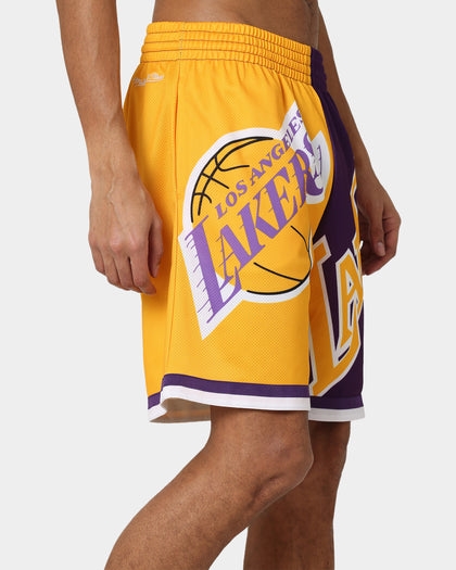 Mitchell & Ness Los Angeles Lakers Big Face 5.0 Shorts Yellow