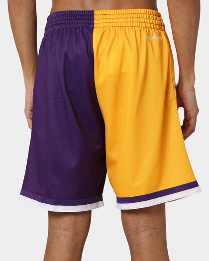 Mitchell & Ness Los Angeles Lakers Big Face 5.0 Shorts Yellow