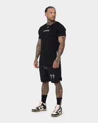 Saint Morta Bird Of Prey Basketball Shorts Black/White