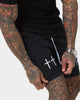Saint Morta Fallen Beach Shorts Black/White