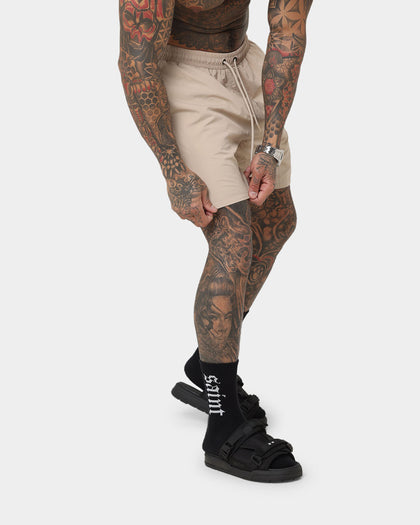 Saint Morta Cali Beach Shorts Stone