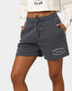 National Collegiate Athletic Association Georgetown Hoyas Women's Athletic High Waisted Shorts Turbulence