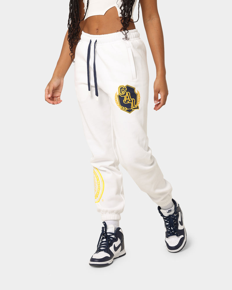 National Collegiate Athletic Association The University of California Berkeley California Golden Bears Women's W Letter Patch Tracksuits White