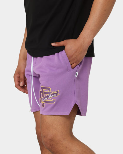 Carre Team Paris Sweat Shorts Purple