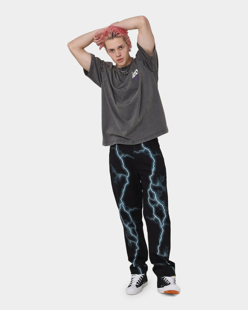 Loiter Lightning Jeans Black/Blue