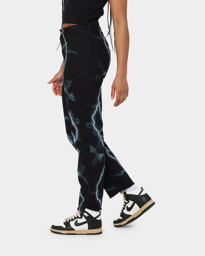 Loiter Lightning Jeans Black/Blue