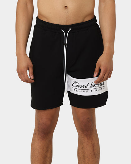 Carre Premium Athletic Sweat Shorts Black