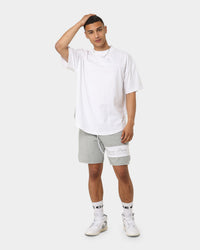 Carre Premium Athletic Sweat Shorts Grey Marle