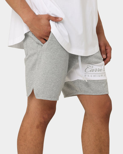 Carre Premium Athletic Sweat Shorts Grey Marle