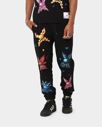 Carre X Kenny Scharf Meanie Track Pants Black