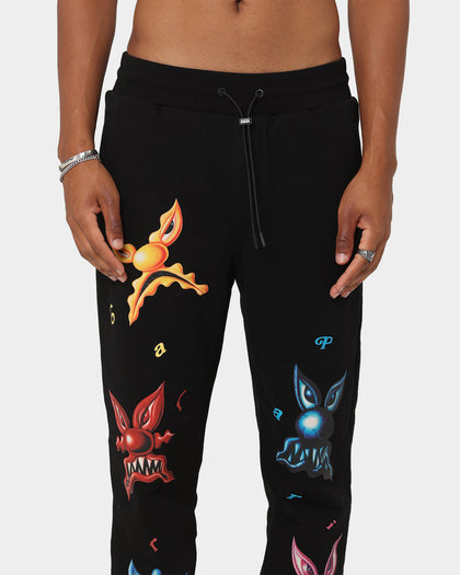 Carre X Kenny Scharf Meanie Track Pants Black