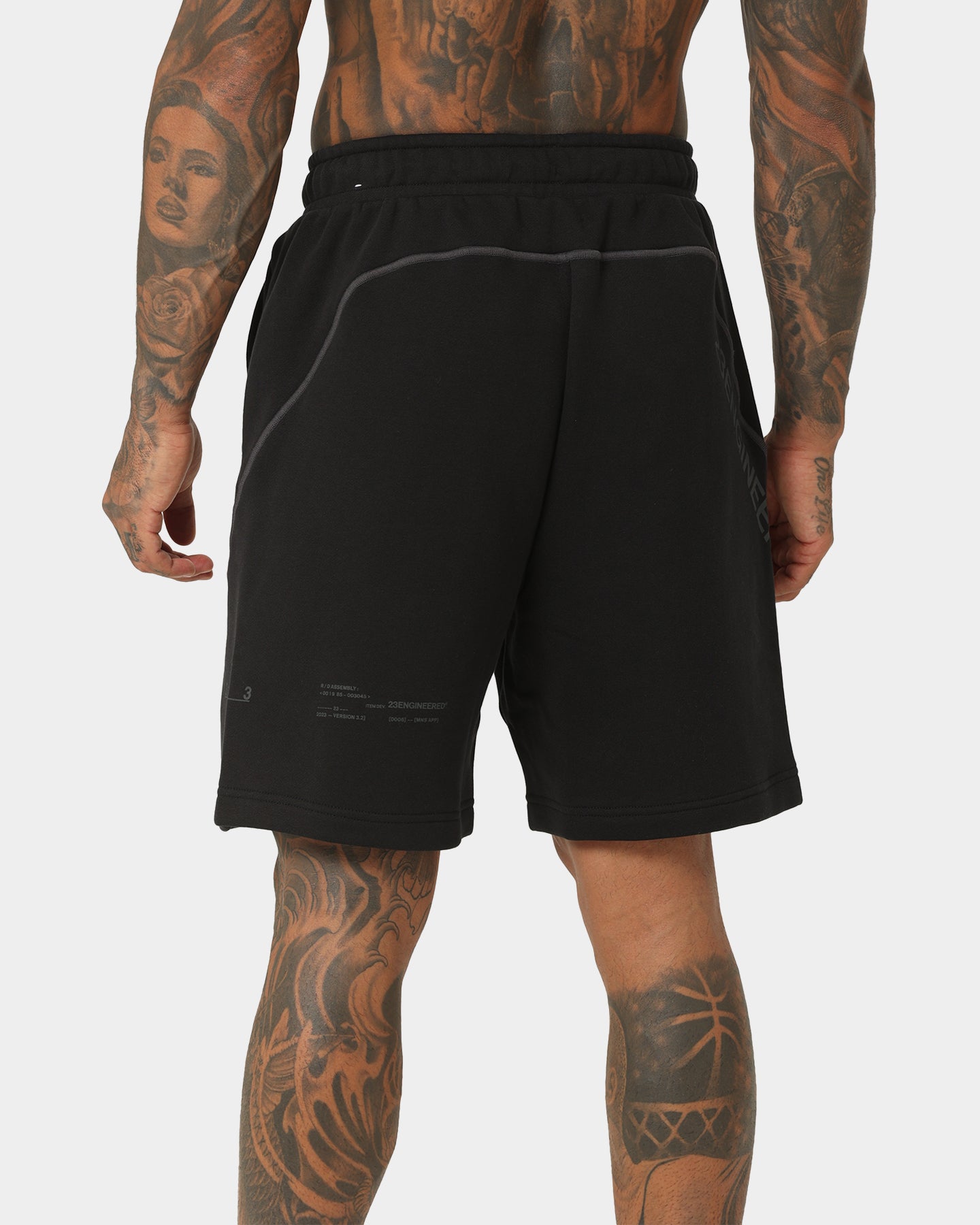 jordan 23 engineered shorts black