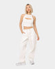 MNML Women's Baggy Cargo Pants Off White