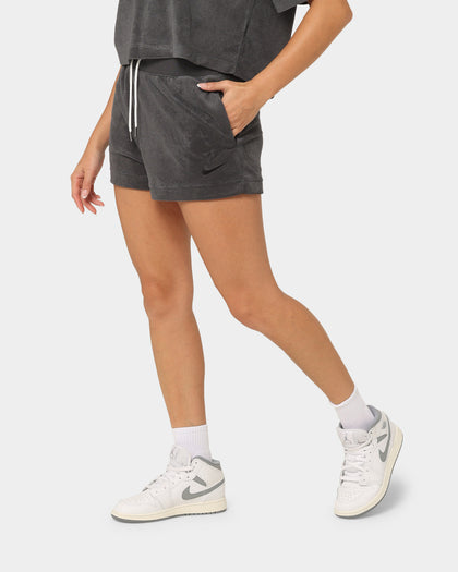 Nike Women's Nike Sportswear Terry PE Shorts Anthracite/Black