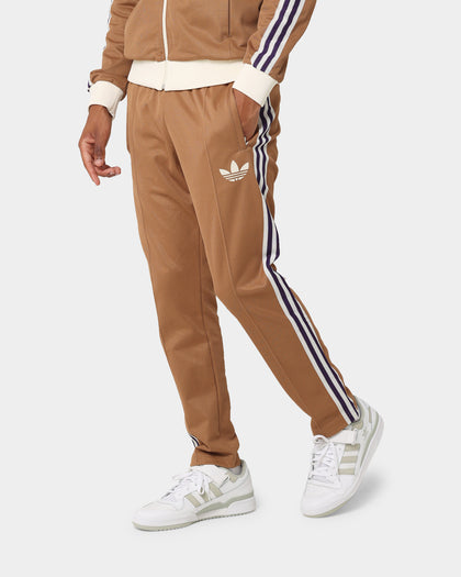 Adidas Adicolor Striped Trackpants Brown Desert
