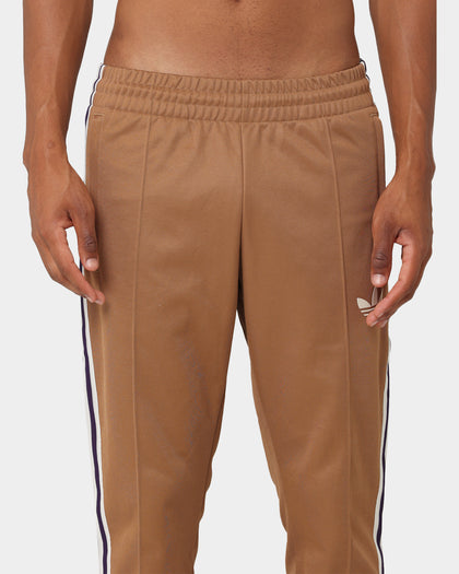 Adidas Adicolor Striped Trackpants Brown Desert