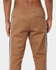 Adidas Adicolor Striped Trackpants Brown Desert