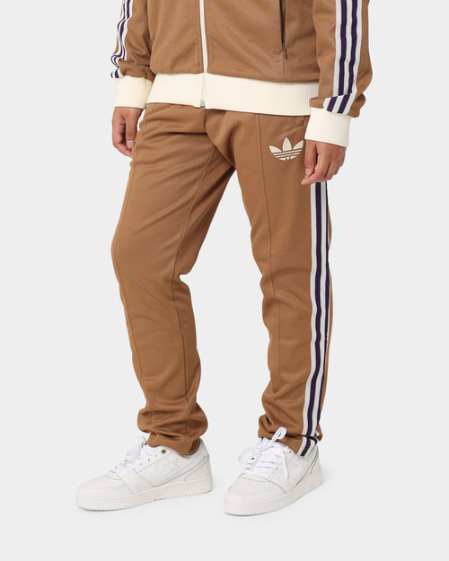 Adidas Adicolor Striped Trackpants Brown Desert