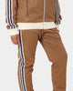 Adidas Adicolor Striped Trackpants Brown Desert