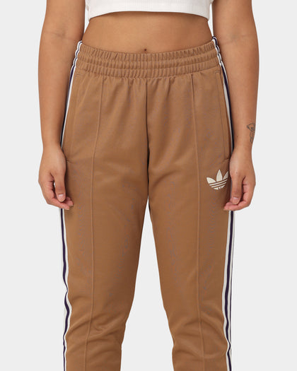 Adidas Adicolor Striped Trackpants Brown Desert