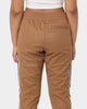Adidas Adicolor Striped Trackpants Brown Desert