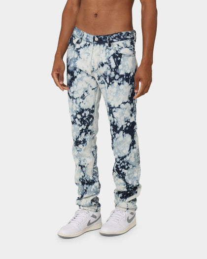MNML D365 Splash Denim Pants Blue/White