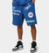 Majestic Athletic Los Angeles Dodgers Puff Print Patch Fleece Shorts Royal