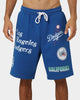 Majestic Athletic Los Angeles Dodgers Puff Print Patch Fleece Shorts Royal