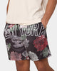 Majestic Athletic New York Yankees Digi Floral Camo Shorts Faded Black