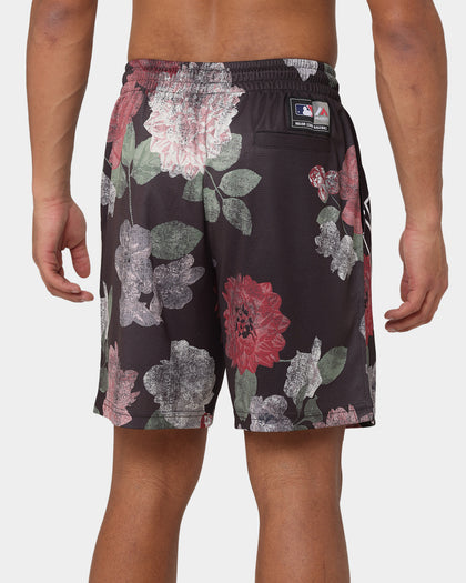 Majestic Athletic New York Yankees Digi Floral Camo Shorts Faded Black