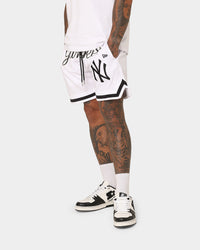New Era New York Yankees Mesh Shorts White