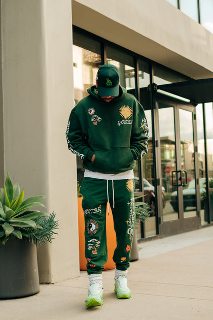 Loiter Peace Walker Trackpants Green
