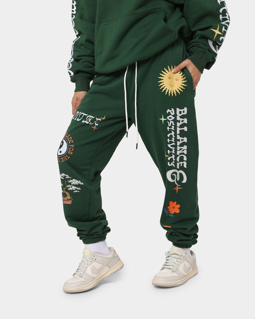 Loiter Peace Walker Trackpants Green | Culture Kings
