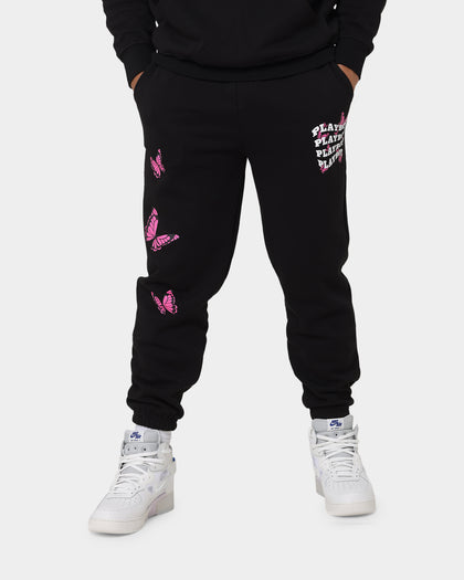 Playboy Playboy Butterfly Track Pants Black Magenta