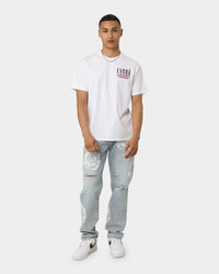 Carré Rose Bunch Distressed Jeans Vintage Blue
