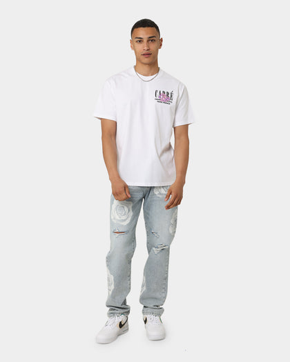 Carré Rose Bunch Distressed Jeans Vintage Blue