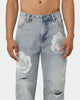 Carré Rose Bunch Distressed Jeans Vintage Blue