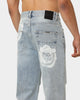 Carré Rose Bunch Distressed Jeans Vintage Blue