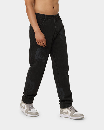 Carre Rose Bunch Jeans Black