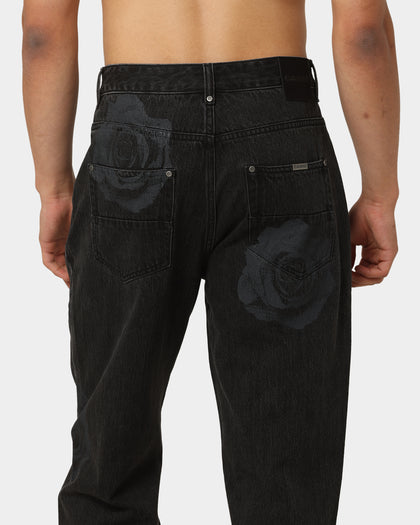 Carre Rose Bunch Jeans Black