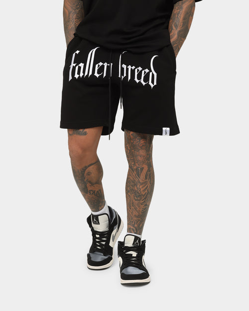 Fallen Breed Logo Sweat Shorts Black